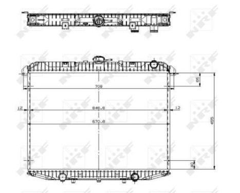 Radiator, engine cooling EASY FIT, Image 4