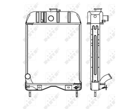 Radiator, engine cooling EASY FIT