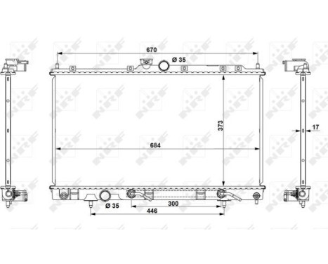 Radiator, engine cooling EASY FIT, Image 5