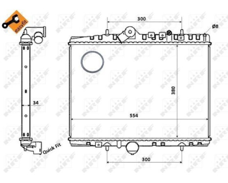 Radiator, engine cooling EASY FIT, Image 6