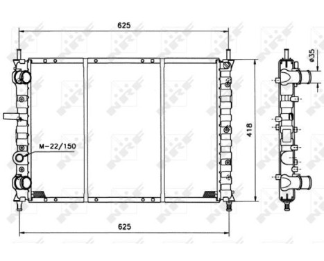 Radiator, engine cooling EASY FIT, Image 5