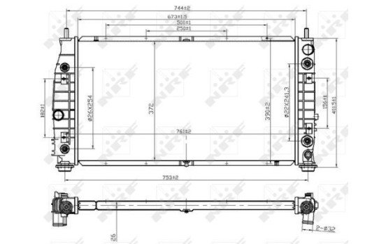 Radiator, engine cooling EASY FIT, Image 5
