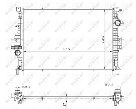 Radiator, engine cooling EASY FIT, Image 5