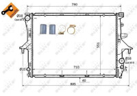 Radiator, engine cooling EASY FIT