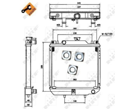 Radiator, engine cooling EASY FIT, Image 6