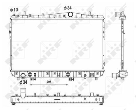 Radiator, engine cooling EASY FIT, Image 6