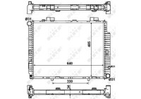 Radiator, engine cooling EASY FIT