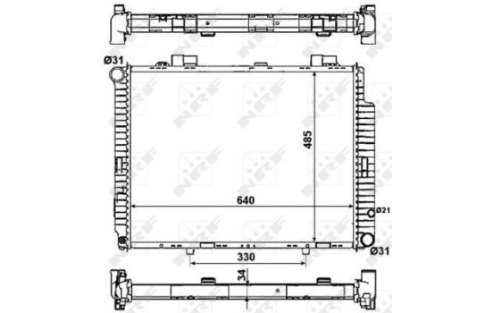 Radiator, engine cooling EASY FIT, Image 5