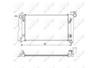 Radiator, engine cooling EASY FIT