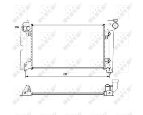 Radiator, engine cooling EASY FIT, Image 5