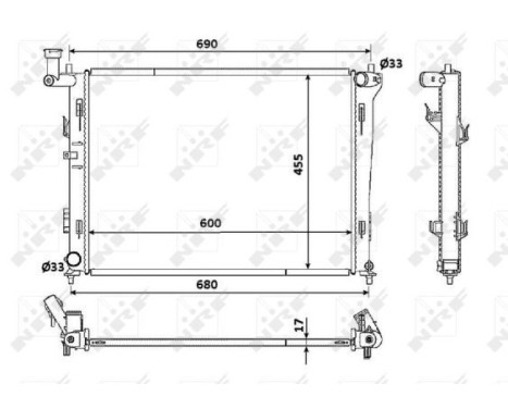 Radiator, engine cooling EASY FIT, Image 6