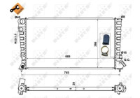 Radiator, engine cooling EASY FIT