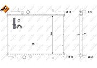 Radiator, engine cooling EASY FIT