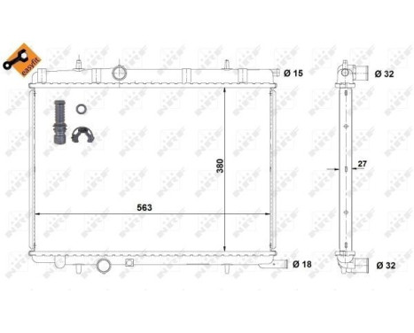 Radiator, engine cooling EASY FIT, Image 5