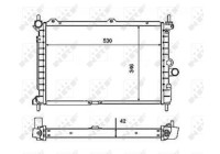 Radiator, engine cooling EASY FIT