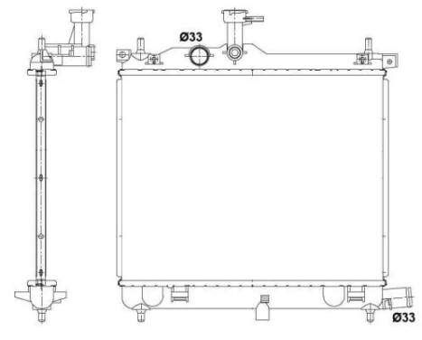 Radiator, engine cooling EASY FIT, Image 4