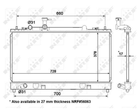 Radiator, engine cooling EASY FIT, Image 5