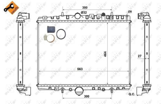 Radiator, engine cooling EASY FIT, Image 6
