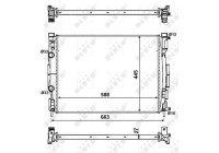 Radiator, engine cooling EASY FIT