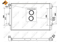 Radiator, engine cooling EASY FIT