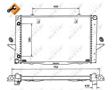 Radiator, engine cooling EASY FIT, Image 6