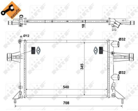 Radiator, engine cooling EASY FIT, Image 5