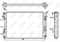 Radiator, engine cooling EASY FIT