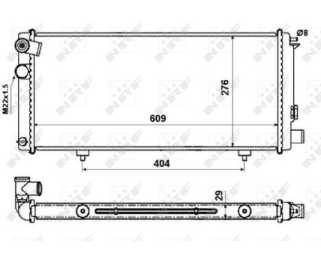 Radiator, engine cooling EASY FIT, Image 4