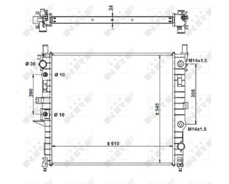 Radiator, engine cooling EASY FIT, Image 5