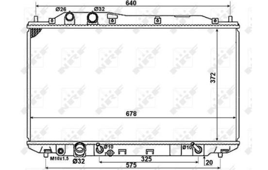 Radiator, engine cooling EASY FIT