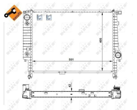 Radiator, engine cooling EASY FIT, Image 6
