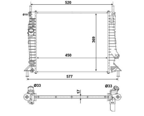 Radiator, engine cooling EASY FIT, Image 6