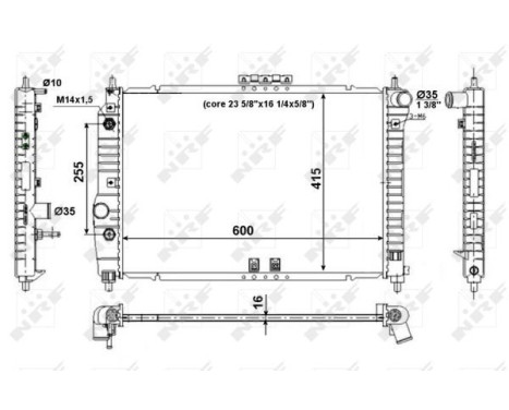 Radiator, engine cooling EASY FIT, Image 5