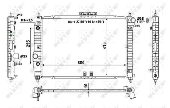 Radiator, engine cooling EASY FIT, Image 5