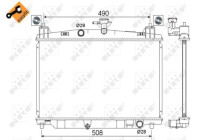Radiator, engine cooling EASY FIT