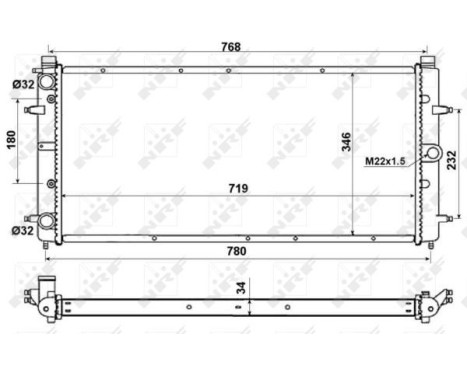 Radiator, engine cooling EASY FIT, Image 4