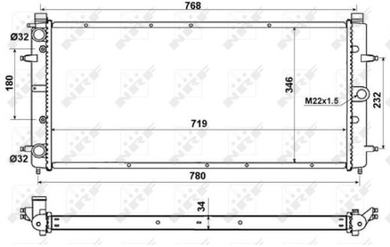 Radiator, engine cooling EASY FIT, Image 6