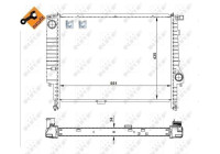 Radiator, engine cooling EASY FIT