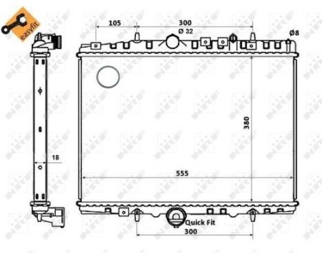 Radiator, engine cooling EASY FIT, Image 6