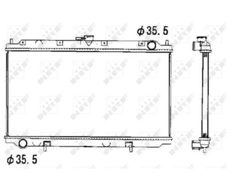 Radiator, engine cooling EASY FIT, Image 5