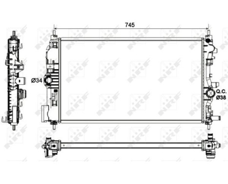 Radiator, engine cooling EASY FIT, Image 5