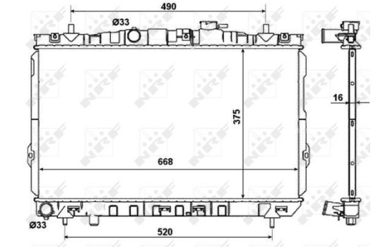 Radiator, engine cooling EASY FIT, Image 3