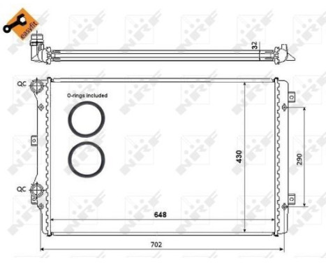 Radiator, engine cooling EASY FIT, Image 5
