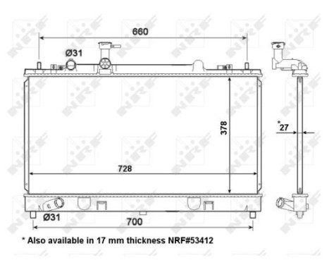 Radiator, engine cooling EASY FIT, Image 5