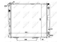 Radiator, engine cooling EASY FIT