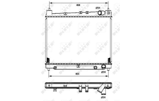 Radiator, engine cooling EASY FIT, Image 5