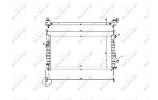 Radiator, engine cooling EASY FIT, Image 5