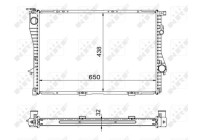 Radiator, engine cooling EASY FIT