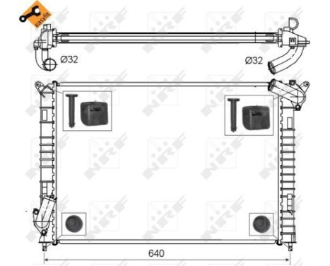 Radiator, engine cooling EASY FIT, Image 5