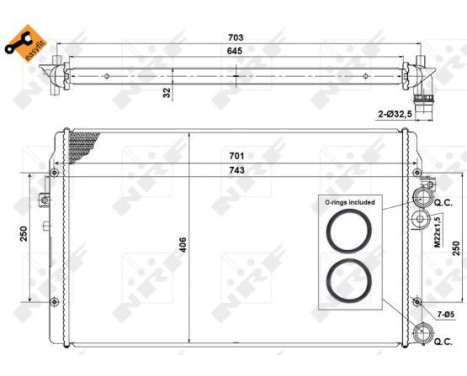 Radiator, engine cooling EASY FIT, Image 4